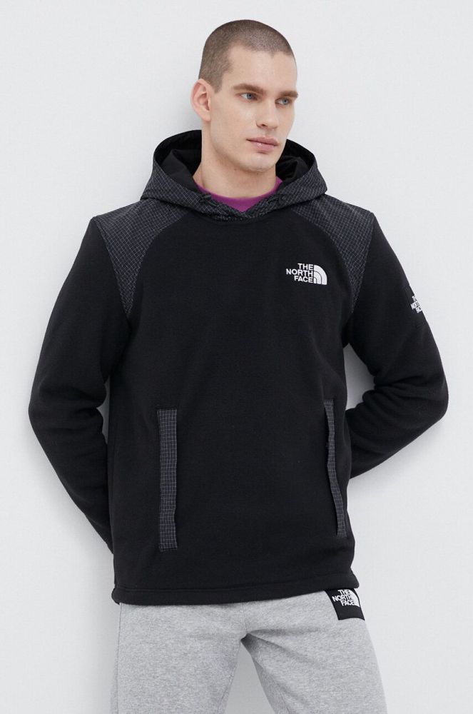 Кофта The North Face чоловіча колір чорний з капюшоном однотонна (3169892)