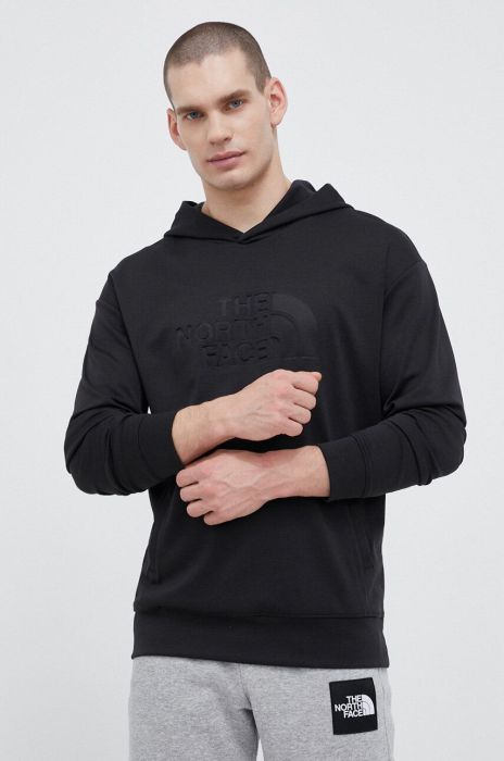 Кофта The North Face чоловіча колір чорний з капюшоном однотонна (3166458)