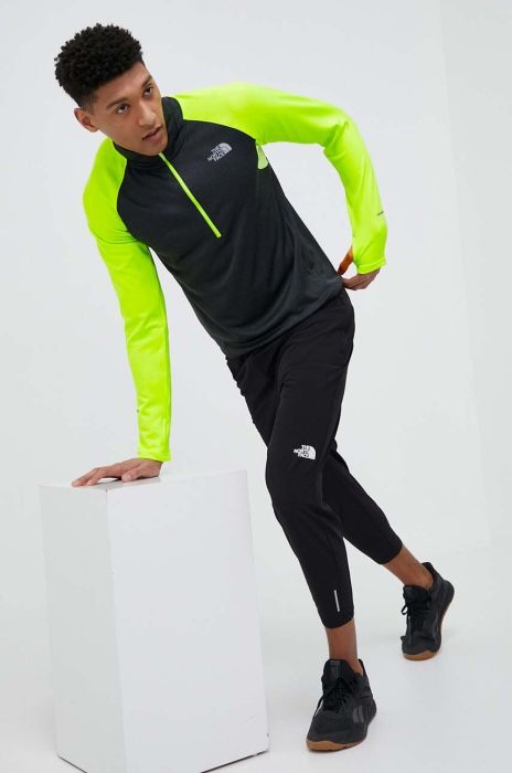 Кофта для бігу The North Face колір зелений візерунок