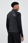 Кофта для бігу The North Face колір чорний однотонна