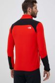 Спортивна кофта The North Face Glacier Pro колір червоний візерунок