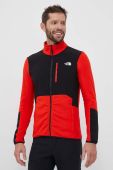 Спортивна кофта The North Face Glacier Pro колір червоний візерунок