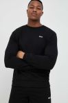 Кофта Fila чоловіча колір чорний однотонна Кофта Fila чоловіча колір чорний однотонна