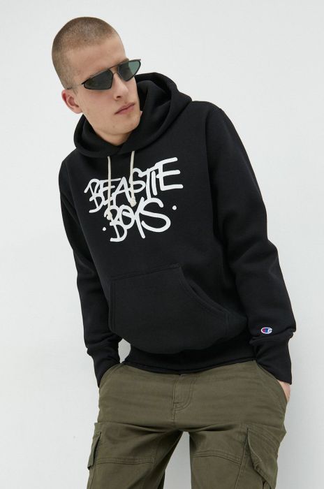 Кофта Champion Champion x Beastie Boys чоловіча колір чорний з принтом (2892682)