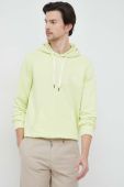 Кофта Guess чоловіча колір зелений з капюшоном однотонна (3103190)