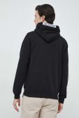 Кофта Guess чоловіча колір чорний з капюшоном однотонна (3103194)