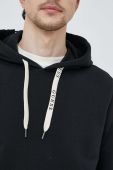 Кофта Guess чоловіча колір чорний з капюшоном однотонна (3103194)