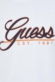Кофта Guess чоловіча колір білий з аплікацією (3008477)