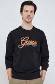 Кофта Guess чоловіча колір чорний з аплікацією (3008482)