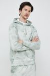 Кофта з домішкою льону Polo Ralph Lauren колір зелений з капюшоном візерунок Кофта з домішкою льону Polo Ralph Lauren колір зелений з капюшоном візерунок