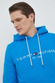 Кофта Tommy Hilfiger чоловіча з капюшоном з аплікацією колір блакитний (3027472)