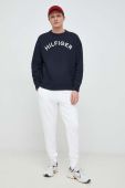 Кофта Tommy Hilfiger чоловіча колір синій з аплікацією (3038982)