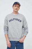 Кофта Tommy Hilfiger чоловіча колір сірий з аплікацією (3038977)