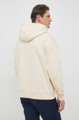 Кофта Tommy Hilfiger чоловіча колір бежевий з капюшоном з аплікацією (3027497)