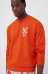 Кофта United Colors of Benetton чоловіча колір помаранчевий з принтом Кофта United Colors of Benetton чоловіча колір помаранчевий з принтом