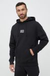 Кофта Reebok Classic чоловіча колір чорний з капюшоном з принтом HU2015-BLACK Кофта Reebok Classic чоловіча колір чорний з капюшоном з принтом HU2015-BLACK