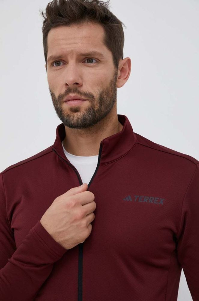 Спортивна кофта adidas TERREX Multi колір бордовий однотонна (3235358) фото 4