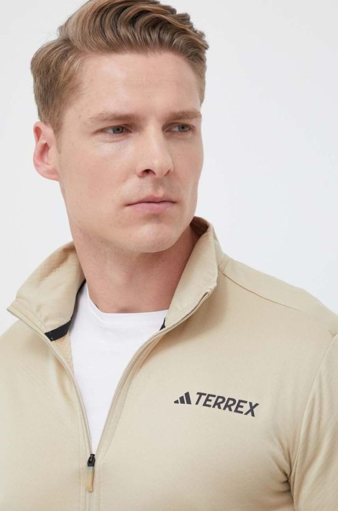 Спортивна кофта adidas TERREX Multi колір бежевий однотонна фото 3
