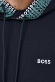 Кофта BOSS BOSS GREEN чоловіча з капюшоном з аплікацією колір темно-синій (3223128)