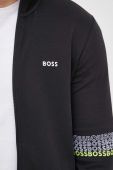 Кофта BOSS BOSS GREEN чоловіча колір чорний з аплікацією (3252811)