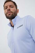 Спортивна кофта adidas TERREX Multi однотонна колір блакитний (3312376)