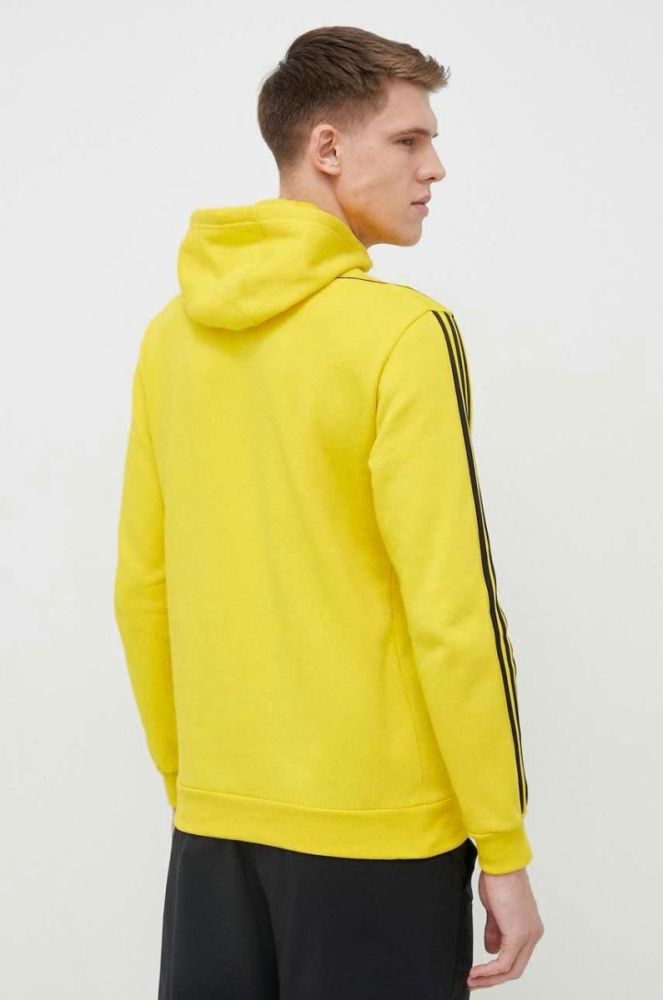 Кофта adidas Performance Tiro 23 колір жовтий з капюшоном з аплікацією фото 3