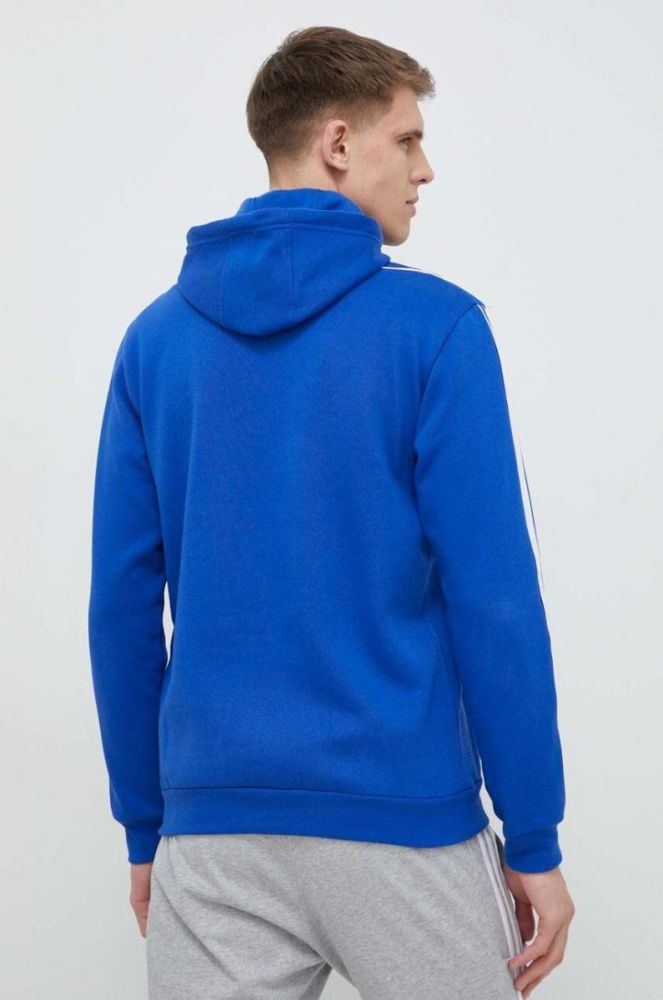 Кофта adidas Performance Tiro 23 з капюшоном з аплікацією колір блакитний фото 4