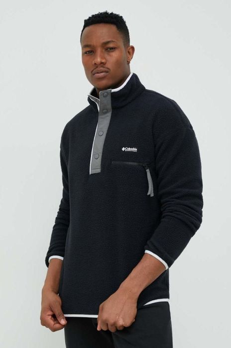 Кофта Columbia чоловіча колір чорний однотонна 1889853-849
