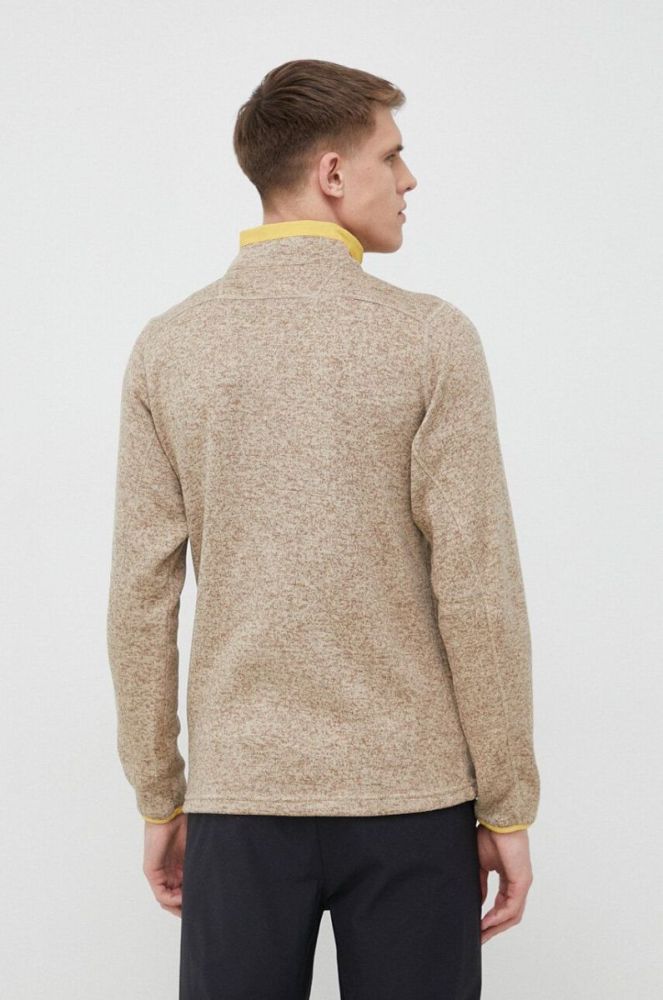 Спортивна кофта Columbia Sweater Weather колір бежевий меланж фото 3