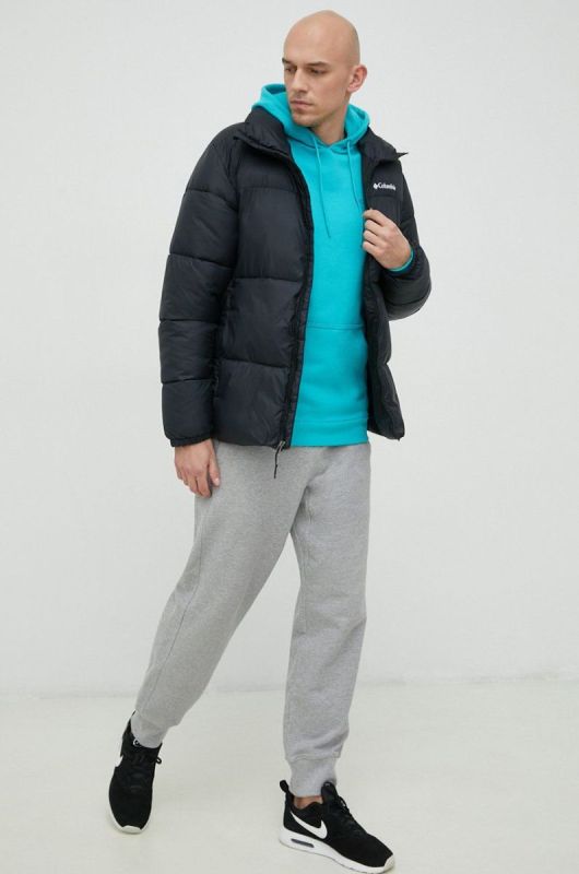 Кофта Columbia чоловіча колір бірюзовий з принтом (2960561) фото 2