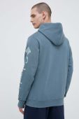 Кофта Columbia чоловіча колір зелений з капюшоном однотонна (2953711)