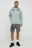 Кофта Columbia чоловіча колір зелений з капюшоном однотонна (2987906)