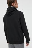 Кофта New Era чоловіча колір чорний з капюшоном однотонна