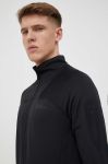 Спортивна кофта Jack Wolfskin Prelight Fz колір чорний однотонна Спортивна кофта Jack Wolfskin Prelight Fz колір чорний однотонна