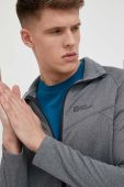 Спортивна кофта Jack Wolfskin Fortberg Fz колір сірий меланж