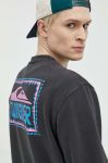Кофта Quiksilver чоловіча колір сірий з принтом (3022205) Кофта Quiksilver чоловіча колір сірий з принтом (3022205)