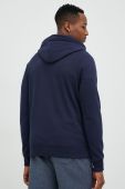 Кофта Quiksilver чоловіча колір синій з капюшоном однотонна
