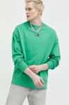 Бавовняна кофта Tommy Jeans чоловіча колір зелений з аплікацією (2995674) Бавовняна кофта Tommy Jeans чоловіча колір зелений з аплікацією (2995674)