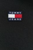 Бавовняна кофта Tommy Jeans чоловіча колір чорний з аплікацією (2995625)