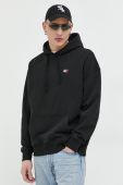 Бавовняна кофта Tommy Jeans чоловіча колір чорний з капюшоном з аплікацією (2999918)