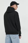 Бавовняна кофта Tommy Jeans чоловіча колір чорний з капюшоном з аплікацією (2999918)