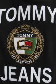 Бавовняна кофта Tommy Jeans чоловіча колір чорний з аплікацією (3013156)