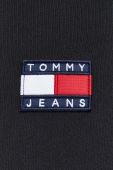 Бавовняна кофта Tommy Jeans чоловіча колір чорний з капюшоном з аплікацією (3013196)