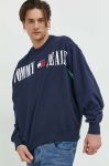 Кофта Tommy Jeans чоловіча колір синій з аплікацією (3090360)