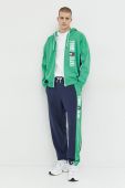 Кофта Tommy Jeans чоловіча колір зелений з капюшоном з аплікацією (3043488)