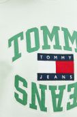 Бавовняна кофта Tommy Jeans чоловіча колір зелений з аплікацією (3184736)