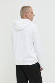Бавовняна кофта HUGO чоловіча колір білий з аплікацією (3094349)