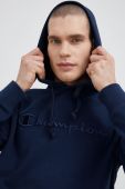 Кофта Champion чоловіча колір синій з капюшоном однотонна (3077171)