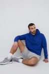 Кофта Champion чоловіча з капюшоном однотонна колір блакитний (3073483) Кофта Champion чоловіча з капюшоном однотонна колір блакитний (3073483)