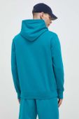 Кофта Champion чоловіча колір бірюзовий з капюшоном однотонна